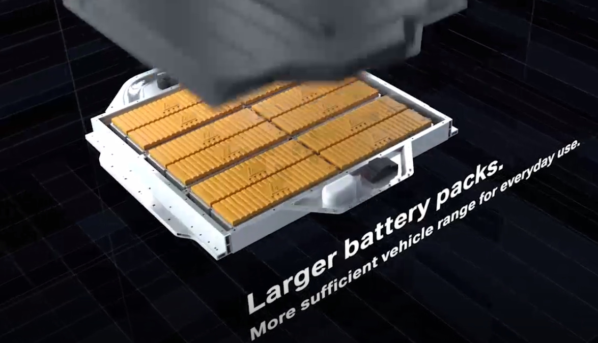 Larger battery packs
